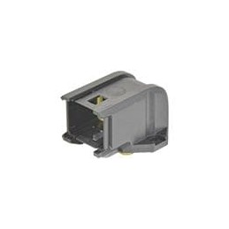 1 pcs : 09100000800 - Heavy Duty Power Connectors HAN 1A BULKHEAD HOUSING ANGLED