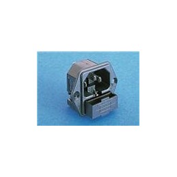 1 pcs : PF0001/63 - AC Power Entry Modules SC MOUNT FUSED 6.3MM