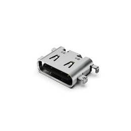 1 pcs : USB4510-03-1-A - USB Connectors USB C Rec 16P 3u' Mid Mnt 1.6mm O-set SMT L 6.5mm S-Spring