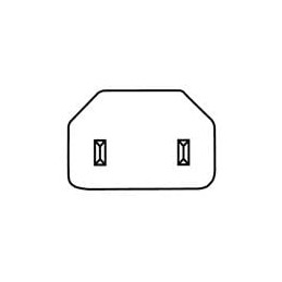 1 pcs : PF0007/63 - AC Power Entry Modules Flange Mount IEC Fused Inlet