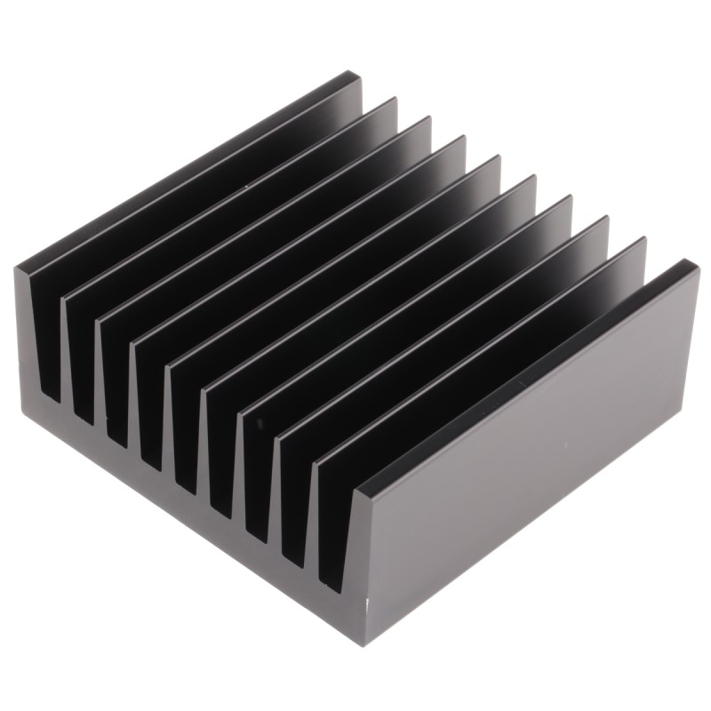 1 pcs - Heatsink, Universal Square Alu, 1K/W, 100 x 100 x 40mm