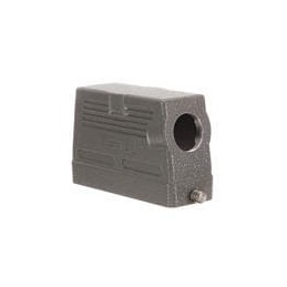 1 pcs : T1330240121-000 - Heavy Duty Power Connectors Low Construction PG21 Side Entry Grey