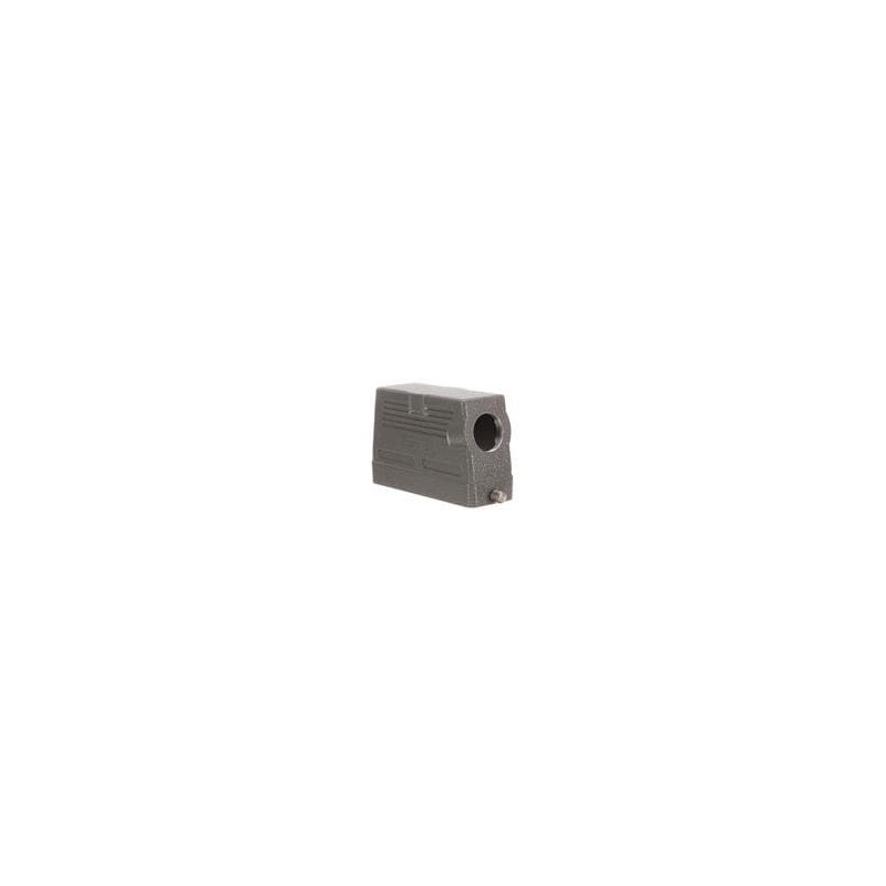 1 pcs : T1330240121-000 - Heavy Duty Power Connectors Low Construction PG21 Side Entry Grey
