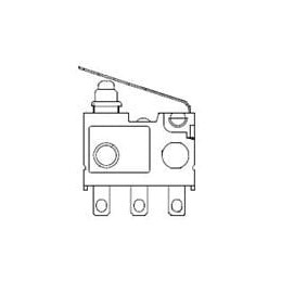 1 pcs : ASQ10717 - Basic / Snap Action Switches SPDT Leaf LVR PCB