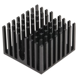 1 pcs - Heatsink, Universal Square Alu, 20.3K/W, 27 x 27 x 18mm, Adhesive Foil