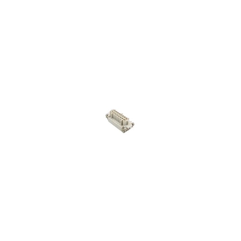 1 pcs : 93601-0271 - Heavy Duty Power Connectors S-EC Insert 16P FEM Term 7316.6063.0