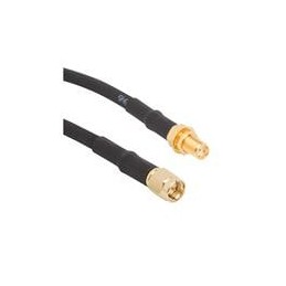 1 pcs : 135110-04-M0.50 - RF Cable Assemblies SMA Bulkhead JK/SMA STR Plug CBL 0.50MET