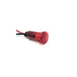 1 pcs : 655-1104-103F - LED Panel Mount Indicators 0.5in SnapIn PCB FLAT RED