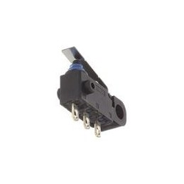 1 pcs : D2HW-C261H - Basic / Snap Action Switches Leaf Lever SPDT Solder M3 Screw Mt