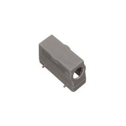 1 pcs : T1250245132-000 - Heavy Duty Power Connectors High Construction Hood M32 Side Grey