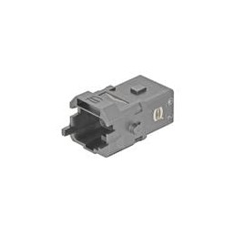 1 pcs : 09100033201 - Heavy Duty Power Connectors HAN 1A 3+PE ML CRIMP INSRT W/SNAPIN LATCH