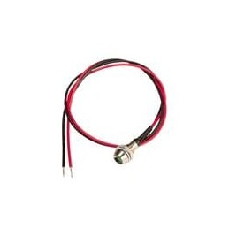 1 pcs : MPR3GDW12.0 - LED Panel Mount Indicators 3mm Grn Diff 12in Mtl Panel Mnt Ind.