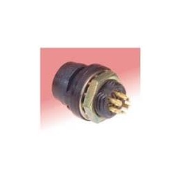 1 pcs : HR30-6R-6SD(71) - Circular Push Pull Connectors 6P REC SHELL SZ 6 FEMALE PCB TH-HOLE