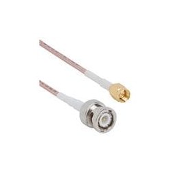 1 pcs : 095-850-250-018 - RF Cable Assemblies BNC Str Pl to SMA St 316DS 50 Ohm 18 Inch