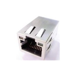 1 pcs : ARJC01-111002T - Modular Connectors / Ethernet Connectors CONN MAGJACK 1PORT 100 BASE-TX