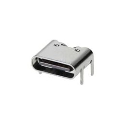 1 pcs : 217175-0001 - USB Connectors Top-Mnt SMT 6Ckt Type C Rec.