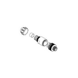 1 pcs : 120071-0038 - Circular Metric Connectors MIC 4P M/M-ATTACH STR PG7 SCREW
