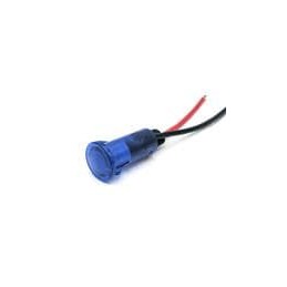 1 pcs : 655-1403-103F - LED Panel Mount Indicators 0.5in SnapIn PCB FLAT BLUE