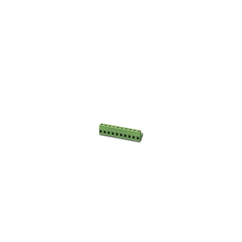 1 pcs : 1767083 - Pluggable Terminal Blocks 10 Pos 7.62mm pitch Plug 24-12 AWG Screw