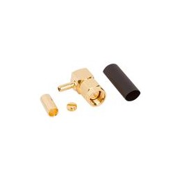 1 pcs : 901-10028-RFX - RF Connectors / Coaxial Connectors R/A PLUG GOLD RG-174