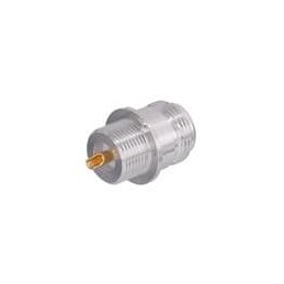 1 pcs : R161570000 - RF Connectors / Coaxial Connectors N / BULKHEAD JACK RECEPTACLE FRONT MOUNTING WITH SOLDER POT CONTACT