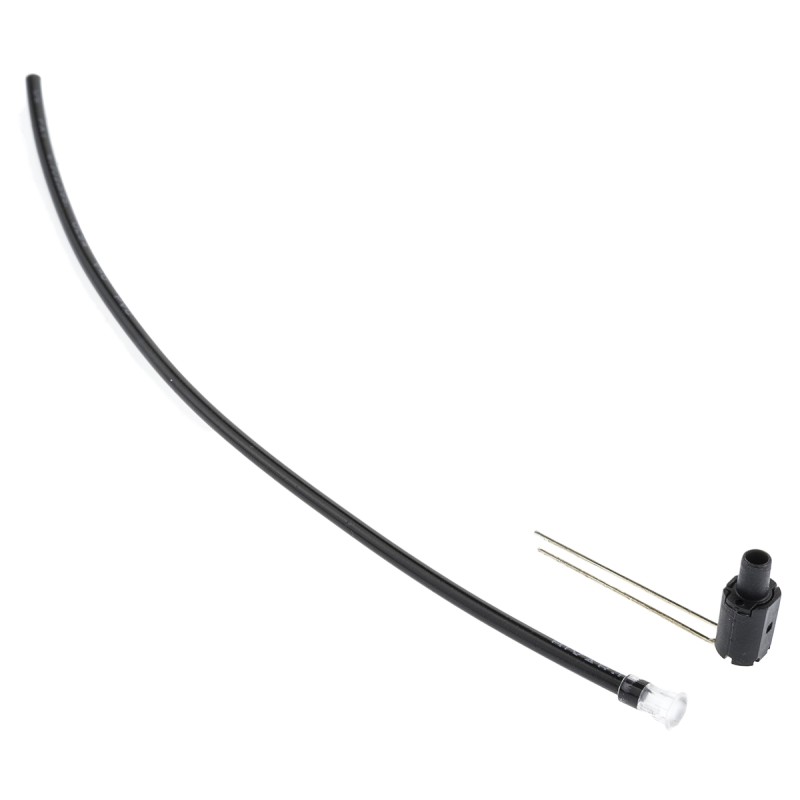 1 pcs - FLPR6.0-BC Bivar, PCB Mounted Flexible LED Light Pipe, Clear Round Lens, Red/Green LED included