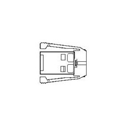 1 pcs : 1-520532-3 - Modular Connectors / Ethernet Connectors 8 COND 26-28 AWG