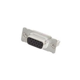 1 pcs : 173113-0068 - D-Sub High Density Connectors FCT HD DSUB STR PC RCPT 15 PN W/SNAPIN