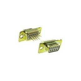 1 pcs : 162A10069X - D-Sub Standard Connectors 9P DSUB STRAIGHT SKT THRU-HOLE