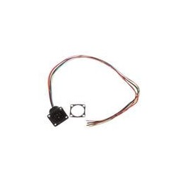 1 pcs : C001-11-500-C - Specialised Cables RoPD cable assembly straight panel plug 4-hole-flange black