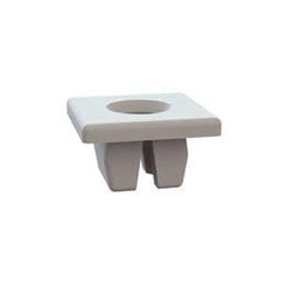1 pcs : 60SGN01180 - Circuit Board Hardware - PCB Grommet Nut, .370x.375 Hole, .062-.120 Panel Thk, Natural,Nylon,1/4 Screw,.080