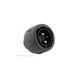 1 pcs : UTS618X2M3P - Standard Circular Connector Plastic plug, without backshell, for 5 male contacts, IP68/69K