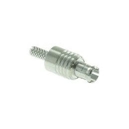 1 pcs : R213082007W - RF Connectors / Coaxial Connectors MCX / STRAIGHT PLUG FULL CRIMP TYPE CABLE 2.6/75 S