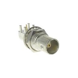 1 pcs : CPBNCPC014 - RF Connectors / Coaxial Connectors RIGHT ANGLE PC MNT TIN 2 GHZ FEMALE