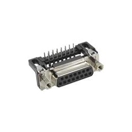 1 pcs : 09662126603 - D-Sub Standard Connectors DSUB SV FEM SSDP ANG73-254 15P