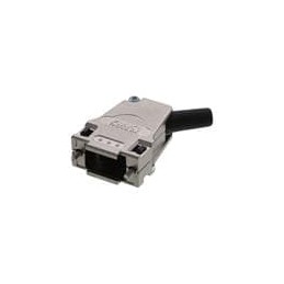 1 pcs : 173111-0190 - D-Sub Backshells 9 PIN METAL HOOD 45DEG FOR SUB D