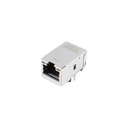 1 pcs : 93463-5206 - Modular Connectors / Ethernet Connectors MXMag FstENeT 4CORE W/O TABS W/LED GR/YL