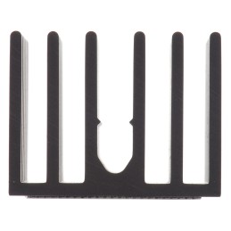 1 pcs - Heatsink, Universal Square Alu, 23.4K/W, 23 x 23 x 18mm, Adhesive Foil