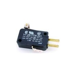 1 pcs : V7-1S10D8 - Basic / Snap Action Switches VBASIC SW SPDT 100mA 125VAC PinPlung ACT