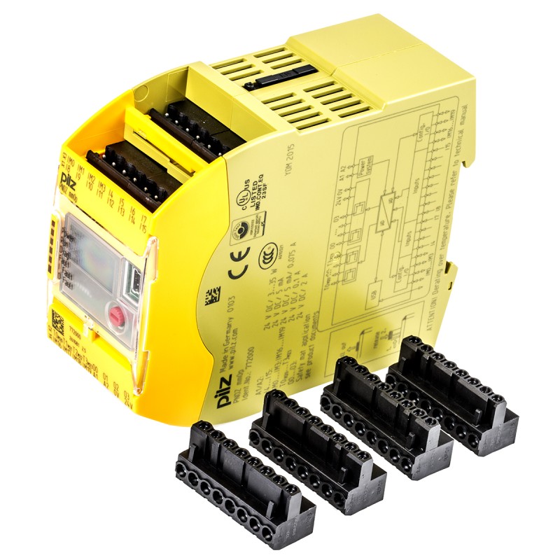 1 pcs - Pilz PNOZmulti Mini Series Safety Controller, 20 Safety Inputs, 4 Safety Outputs, 24 V dc