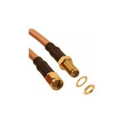 1 pcs : 135110-07-06.00 - RF Cable Assemblies SMA St Plug to Jack RG142 6in