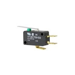 1 pcs : V7-3S17E9-022 - Basic / Snap Action Switches VBASIC SW SPDT 100mA 125VAC STR LVR ACTR