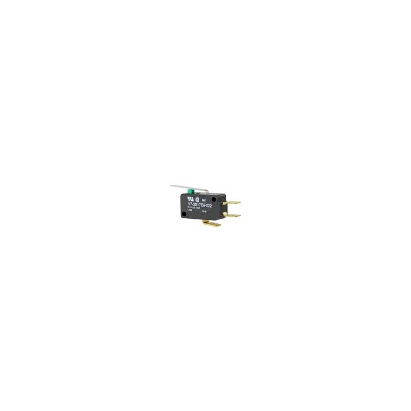 1 pcs : V7-3S17E9-022 - Basic / Snap Action Switches VBASIC SW SPDT 100mA 125VAC STR LVR ACTR