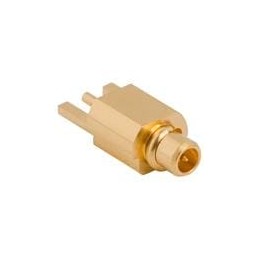 1 pcs : 262106 - RF Connectors / Coaxial Connectors MMCX EDGE CARD PLUG RECEPTACLE GOLD