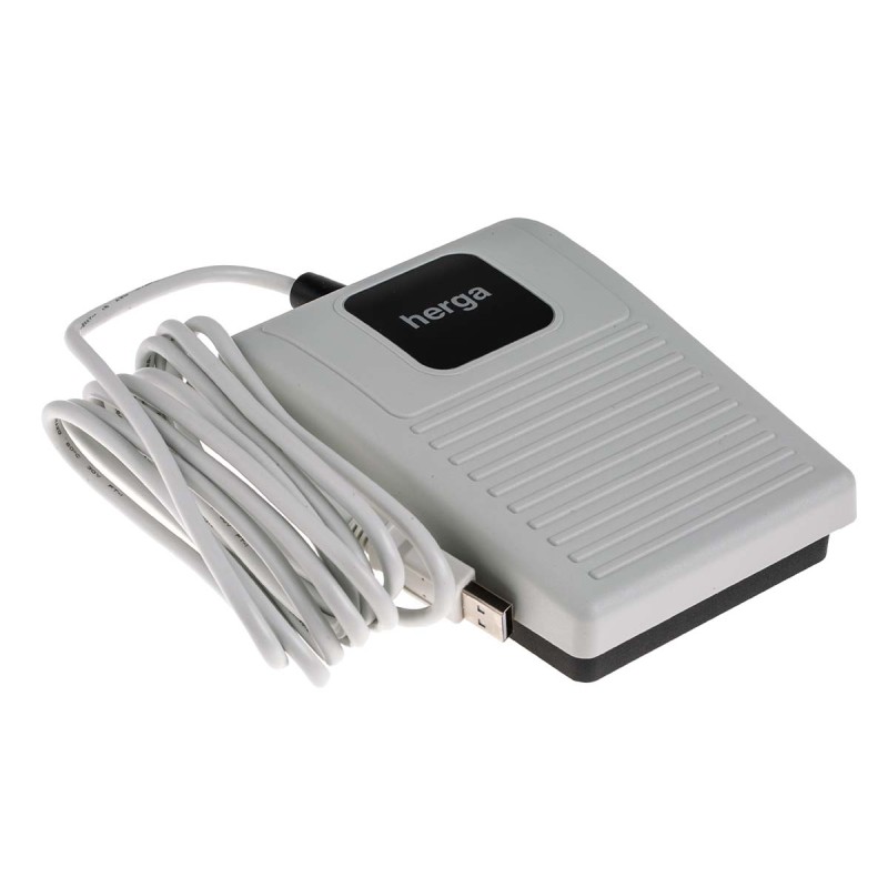 1 pcs - RS PRO Light Industrial Momentary USB programmable foot switch - Glass Fibre Reinforced Polymer Case Material, SPST, 25