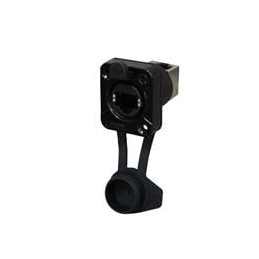 1 pcs : RRE8F-Z-011-1 - Modular Connectors / Ethernet Connectors REAN receptacle Ethernet CAT5e airtight D series - 90 degree up