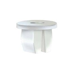 1 pcs : 60SGN00038 - Circuit Board Hardware - PCB Grommet Nut, .275x.290 Hole, .031-.156 Panel Thk, Natural,Nylon,8 Screw,.375 T