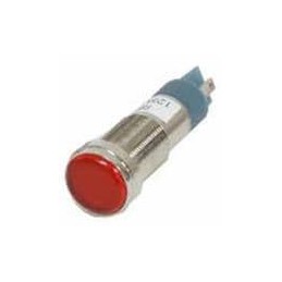 1 pcs : 656-3109-303F - LED Panel Mount Indicators 1/2 Dome Red 230VAC w/Leads