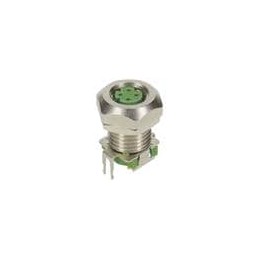 1 pcs : 21420000005 - Circular Metric Connectors M8-PCB-THT-2PC-4P- DCOD-F-STR
