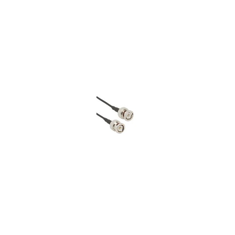1 pcs : 115101-02-12.00 - RF Cable Assemblies BNC ST Plug to BNC ST Plug RG-174 12 in